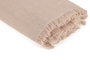 L'essentiel linge de maison Merlin - Funda de Sofá Beige de Algodón Reciclado Ecológica 170 x 205 cm